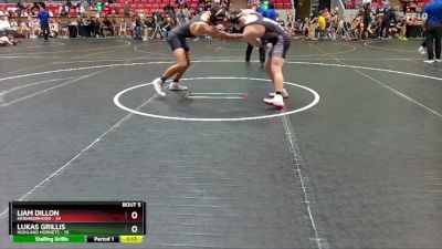 160 lbs Round 3 (4 Team) - Liam Dillon, Neighborhood vs Lukas Grillis, Highland Hornets