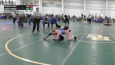 78 lbs Semifinal - Isabella Utley, None vs Hailey Farrar, Wolfgang Wr Ac