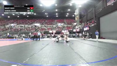 195 lbs Round 1 - Brady Hout, Ronan Wrestling Club vs Samuel Brink, Black Hills Wrestling Academy