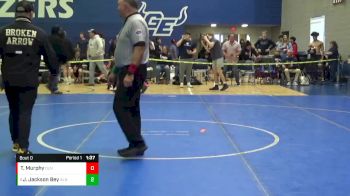 132 lbs Round 2 - Jair Jackson Bey, Allen vs Taggart Murphy, Olathe North
