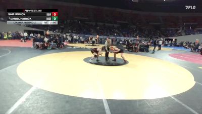 6A Boys 175 lbs Champ. Round 2 - Sam Lennon, Beaverton Boys vs Daniel Patrick, Roseburg Boys