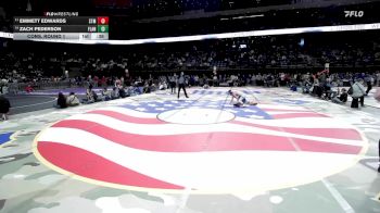 Cons. Round 1 - Zach Pederson, Flandreau vs Emmett Edwards, St. Thomas More