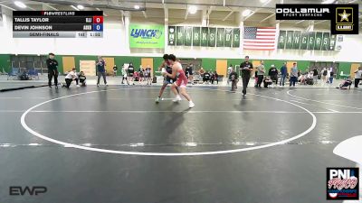 157 kg Semifinal - Tallis Taylor, Illinois vs Devin Johnson, Askren Wrestling Academy