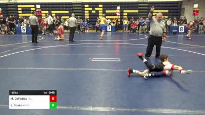 48 lbs Consy 5 - Mason DeFebbo, Felix Wrestling Acad. vs James Susko, Moon