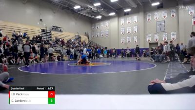 106 lbs Quarterfinal - Brody Peck, Ravenwood vs Dominic Cordero, Cleveland