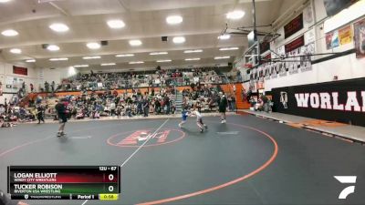 67 lbs 3rd Place Match - Logan Elliott, Windy City Wrestlers vs Tucker Robison, Riverton USA Wrestling