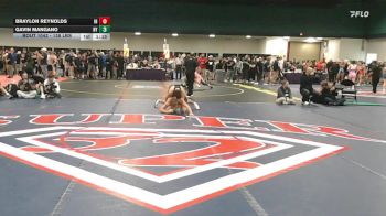 138 lbs Quarterfinal - Braylon Reynolds, IN vs Gavin Mangano, NY