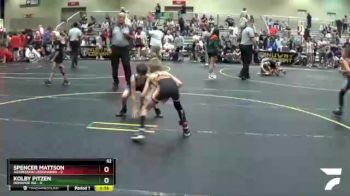 52 lbs Round 1 (6 Team) - Kolby Pitzen, Donahue WA vs Spencer Mattson, Aggression Legionaries