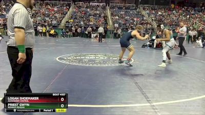 4A 190 lbs Cons. Round 1 - Priest Gwyn, Ronald Reagan vs Logan Shoemaker, Alexander Central