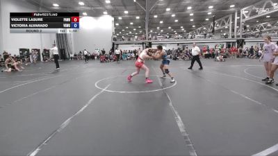 145 lbs Round 2 - Violette Lasure, PA West Black vs Victoria Alvarado, Venom Girls WC