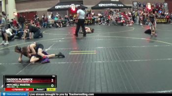 70 lbs Round 3 (6 Team) - Mitchell Martin, Ares Red vs Maddox Plambeck, Carolina Hammer Squad