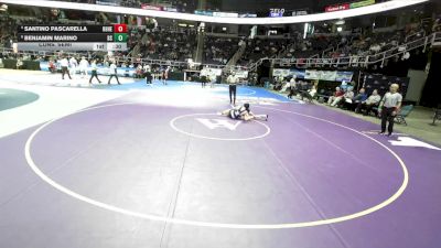 I-103 lbs Cons. Semi - Benjamin Marino, Bay Shore vs Santino Pascarella, Half Hollow Hills East