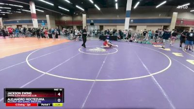 126 lbs Cons. Round 5 - Jackson Ewing, Spring Klein Wrestling Club vs Alejandro Moctezuma, Hillcrest High School Wrestling