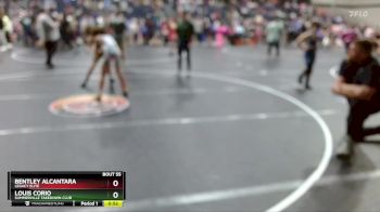 90 lbs Round 3 - Bentley Alcantara, Legacy Elite vs Louis Corio, Summerville Takedown Club
