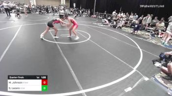 130 lbs Quarterfinal - Mia Johnson, Stampede WC vs Sumaya Lazaro, Legacy WC