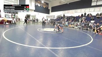 100 lbs Champ. Round 2 - Maya Guerra, Santa Monica vs Ariyana Lopez, Sonora
