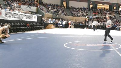 132-2A/1A Quarterfinal - Jeffery Baltazar, Owings Mills vs Tye Bellarin, Kent County