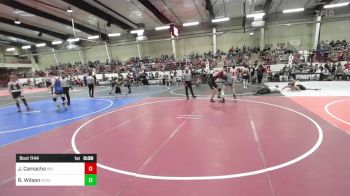 132 lbs Consi Of 8 #2 - Jesus Camacho, Big Bear Grapplers vs Roman Wilson, Stout Wrestling Academy