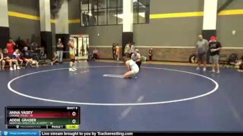 135 lbs Round 2 (12 Team) - Anna Vasey, Chasing Titles vs Addie Graser, Nebraska Wrestling Academy