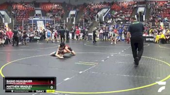 138 lbs Champ. Round 2 - Basho Muhlbauer, Plymouth Canton WC vs Matthew Bradley, Kearsley Youth Wrestling