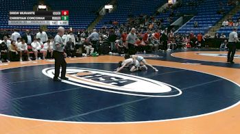 113 lbs Finals (8 Team) - Christian Corcoran, New Lenox (Providence Catholic) vs Drew Murante, Elmhurst (IC Catholic)