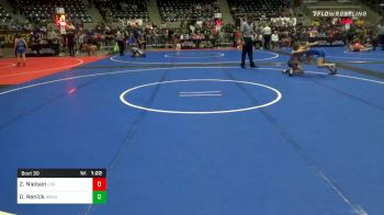 80 lbs Prelims - Zander Nielsen, Legends Of Gold vs Dane Renick, Honey Badger WC