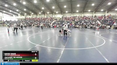 66 lbs Semifinal - Zachary De Hoyos, Sons Of Atlas vs Hayes Wade, Fremont Wrestling Club