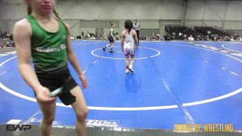 60 lbs Rr Rnd 5 - Alaina Saavedra, Super Girls K-6 Red vs Laken Peterpaul, Oklahoma Mafia Girls K-6