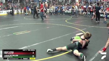 72 lbs Champ. Round 1 - Kent Vitek, Perry Youth WC vs Lachlan Miller, Waterford WC