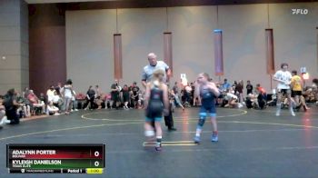 56 lbs Round 1 - Adalynn Porter, Bolivar vs Kyleigh Danielson, Texas Elite