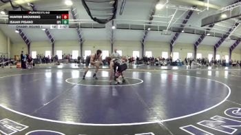 157 lbs Champ. Round 1 - Hunter Browning, Wheeling - Unattached vs Isaiah Pisano, UPJ