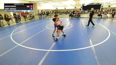 126 lbs Semis - Kaelib Garcia, Temecula Valley High School Wrestling vs Jimmy Jimenez