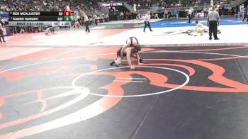 Quarterfinal - Kaden Harder, Grand Island vs Ben McAllister, Millard West