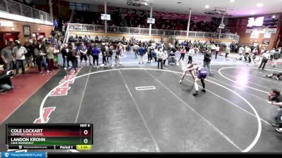 160 lbs Champ. Round 2 - Landon Krohn, Lake Roosevelt vs Cole Lockart, Lewiston High School