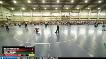 49 lbs Quarterfinal - Trey Merkley, Uintah Wrestling vs Brady Anderson, Southern Utah Elite