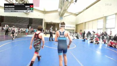 81 lbs Rr Rnd 5 - John Busch, Warhawks Wrestling Inc. ES-CL vs Cole Maver, Apex ES