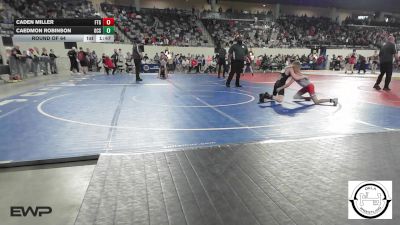 80 lbs Round Of 64 - Caden Miller, Fort Gibson vs Caedmon Robinson, Oklahoma Christian School