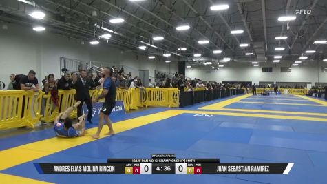 Juan Sebastian Ramirez vs Andres Elias Molina Rincon 2026 Pan IBJJF Jiu-Jitsu No-Gi Championship
