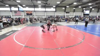 95 lbs Semifinal - Aceyn Dominguez, Desert Dogs WC vs Hayden Wegener, Bear Wrestling Club