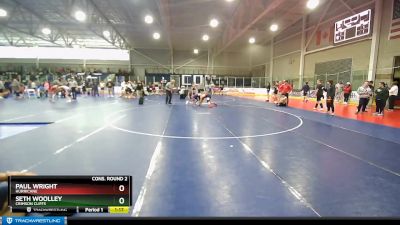 120 lbs Cons. Round 2 - Paul Wright, Hurricane vs Seth Woolley, Crimson Cliffs