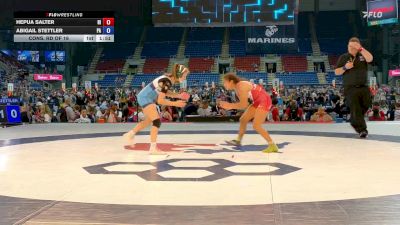 115 lbs Cons. Rd Of 16 - Hepua Salter, HI vs Abigail Stettler, PA