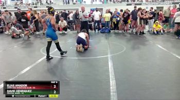96 lbs Quarterfinal - Elias Amador, Lions Den Wrestling Club vs David Henriquez, Crystal River