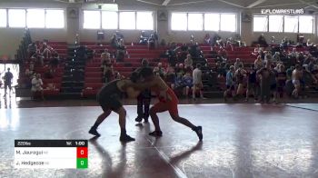 220 lbs Consi Of 4 - Manuel Jauregui, Nc vs Joseph Hedgecoe, Nc