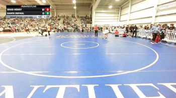132 lbs Quarterfinal - Shad Henry, WV vs Dante DePaul, NJ