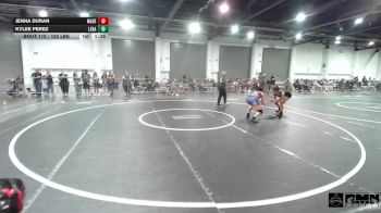 123 lbs Round Of 16 - Jenna Duran, Madera Grapplers WC vs Kylee Perez, Legacy WC