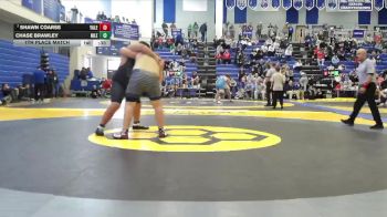 285 lbs 7th Place Match - Chase Brawley, Niles vs Shawn Coarse, Yale