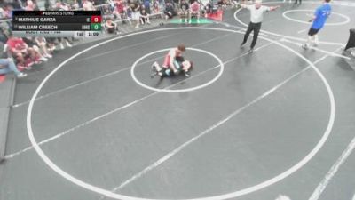 144 lbs Champ. Round 2 - Mathius Garza, Inland Elite vs William Creech, Laguna Hills High School