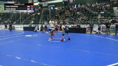 120 lbs Cons. Semis - Zayd Igram, DC Elite vs Cael Stricker, Immortal Athletics Wrestling Club