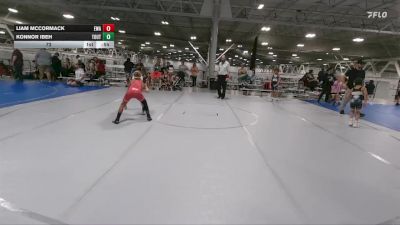 72 lbs Round 2 (3 Team) - Konnor Ibeh, The Outsiders vs Liam McCormack, Empire WA