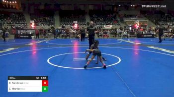 52 lbs Consolation - Rylan Sandoval, Ponca City vs Zyion Martin, Maize WC